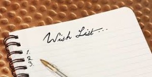 wish list